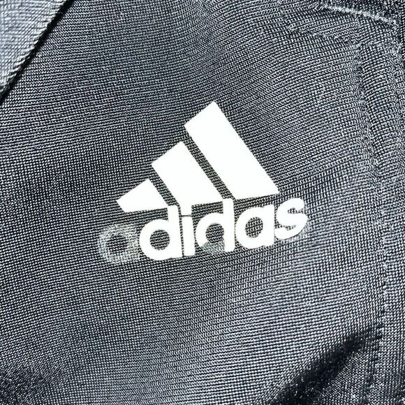 Adidas 3 Stripe Mens Track Jogging Soccer Warm Up Sweatpants Cuffed Zipper Pants - Picture 5 of 7